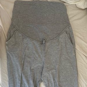 Jersey maternity joggers